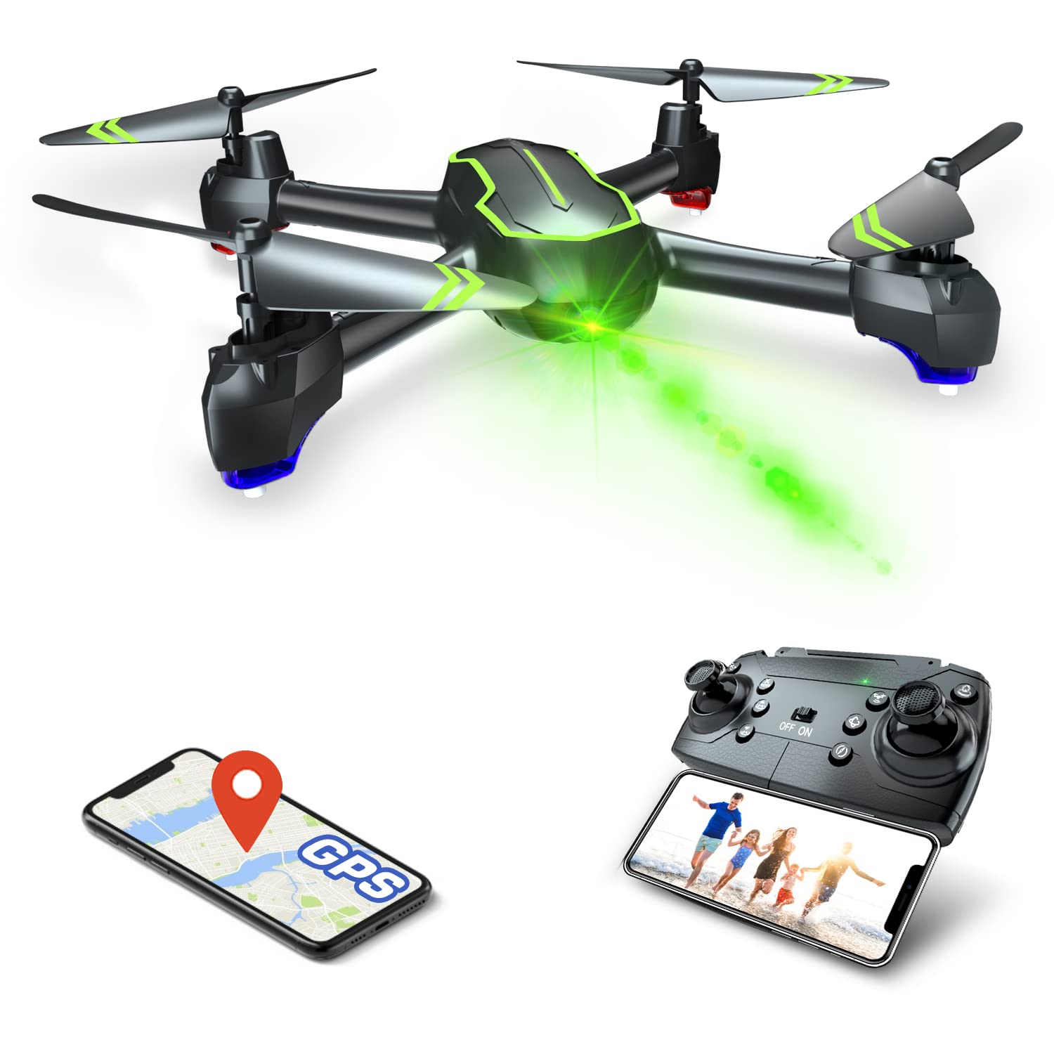 Review de Loolinn | Dron GPS - Drone con Cámara HD 1080p para Principiantes